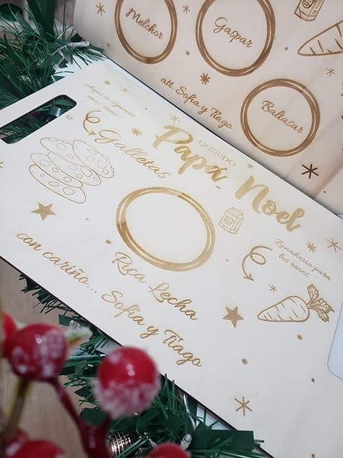 Bandeja Reyes magos y Papa Noel - Imagen 1