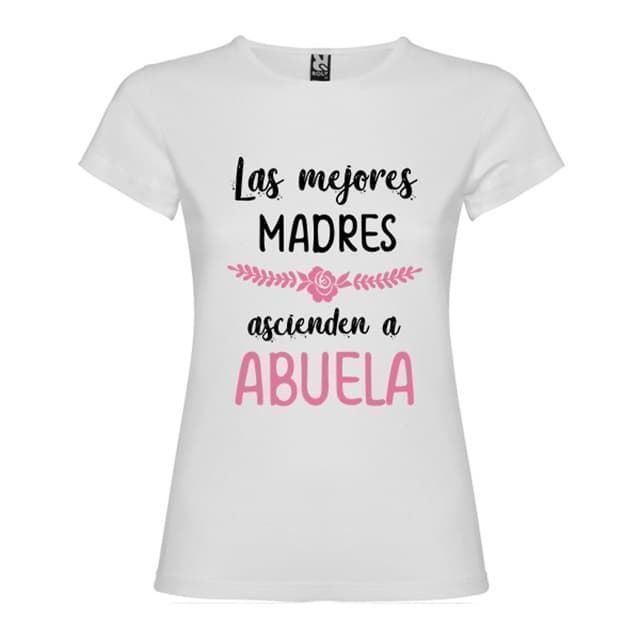 Camiseta Ascienden a Abuela personalizada (1 estampado) - Imagen 1